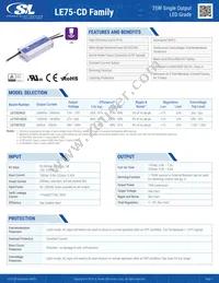 LE75S70CD Datasheet Cover