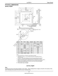 LE77D112BTC Datasheet Page 21