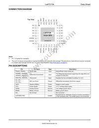 LE87213AFQCT Datasheet Page 4