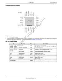 LE87220KQCT Datasheet Page 4