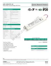 LED100WPS1-24 Datasheet Cover