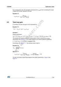 LED2000DR Datasheet Page 17