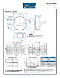 LED25W-40-C0620-D-500 Datasheet Page 2