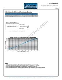 LED25W-40-C0620-D-500 Datasheet Page 3