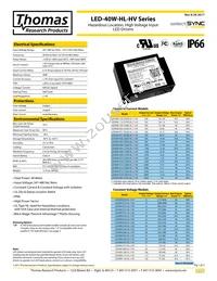 LED40W-048-C0830-HL-SD-HV Datasheet Cover