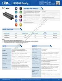 LEH600S48VC Datasheet Cover