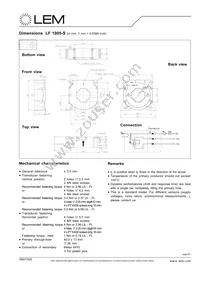 LF 1005-S/SP21 Datasheet Page 3