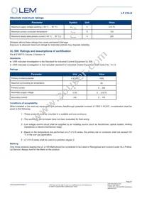 LF 210-S Datasheet Page 2