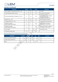 LF 210-S Datasheet Page 3