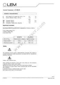 LF 505-S Datasheet Page 2