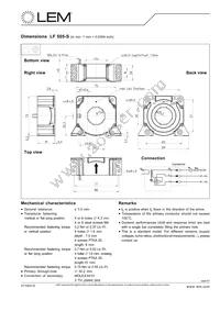 LF 505-S Datasheet Page 3