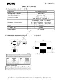 LFB182G45SG9B740 Datasheet Cover