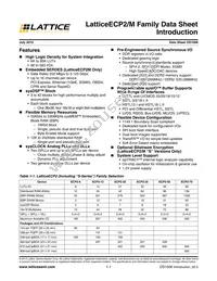 LFE2M70SE-7F900C Datasheet Page 2