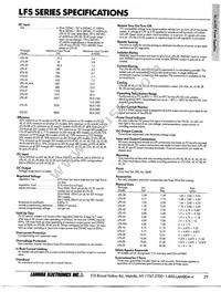 LFS-42-5 Datasheet Page 2
