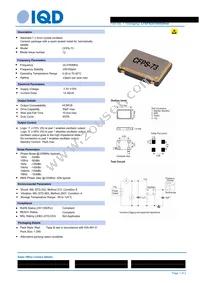 LFSPXO018492REEL Datasheet Cover