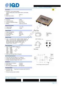 LFSPXO018534REEL Datasheet Cover