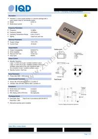 LFSPXO019080REEL Datasheet Cover