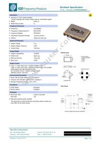 LFSPXO020392BULK Datasheet Cover