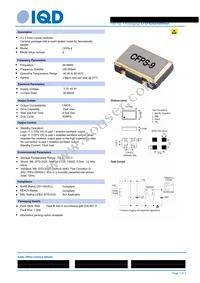 LFSPXO024589REEL Datasheet Cover