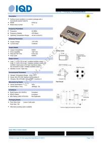 LFSPXO025225BULK Datasheet Cover