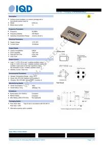 LFSPXO025918REEL Datasheet Cover