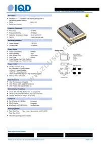 LFSPXO056262REEL Datasheet Cover