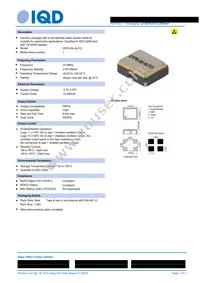 LFSPXO071226REEL Datasheet Cover