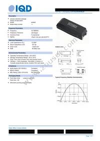 LFXTAL003004BULK Datasheet Cover