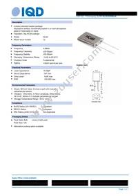 LFXTAL003068BULK Datasheet Cover