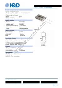 LFXTAL003086BULK Datasheet Cover