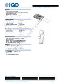 LFXTAL003312BULK Datasheet Cover