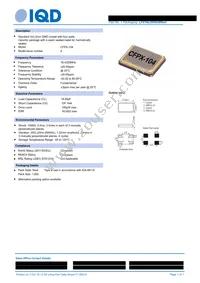 LFXTAL059529REEL Datasheet Cover