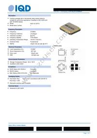 LFXTAL071259REEL Datasheet Cover