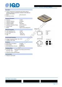 LFXTAL071268REEL Datasheet Cover