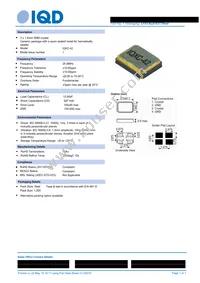 LFXTAL078377REEL Datasheet Cover