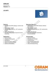 LG A676-P1Q2-24-Z Datasheet Cover