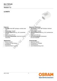 LG M676-N2Q1-24-Z Datasheet Cover