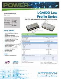 LGA50D-01DADJLPJ Datasheet Cover