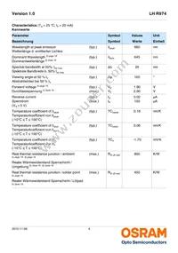LH R974-LP-1 Datasheet Page 4