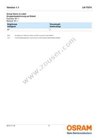 LH T674-M1P2-1-Z Datasheet Page 6