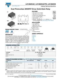 LH1262CACTR Datasheet Cover