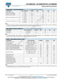 LH1262CACTR Datasheet Page 2