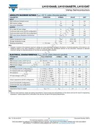 LH1510AT Datasheet Page 2