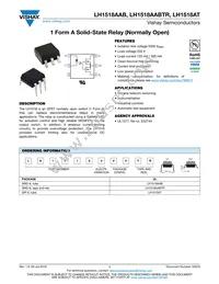 LH1518AABTR Datasheet Cover