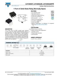 LH1525AT Datasheet Cover