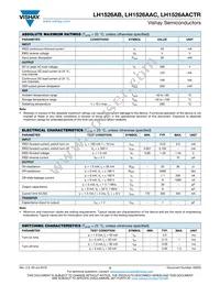 LH1526AB Datasheet Page 2