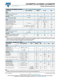 LH1529GPTR Datasheet Page 2