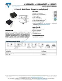 LH1550AAB1TR Datasheet Cover