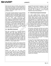LH28F008SCHT-TE Datasheet Page 16