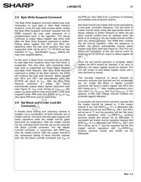 LH28F008SCHT-TE Datasheet Page 17